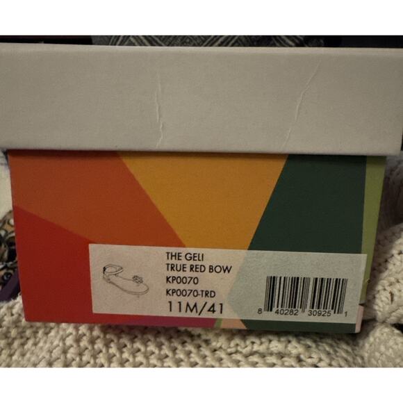 The Geli-Katy Perry True red Bow size 11 M KP0070 Red Christmas Bow NIB NEW - Picture 2 of 9